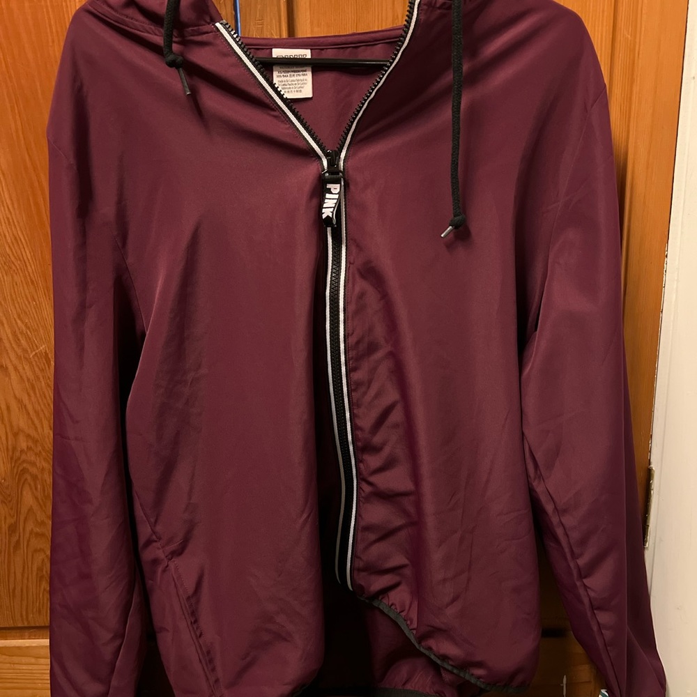 PINK Victoria's Secret Women's Maroon Jacket